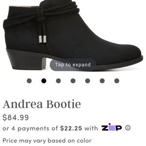 Life Stride Velocity Andrea Black Suede Bootie - Size 10M - worn for 5 minutes